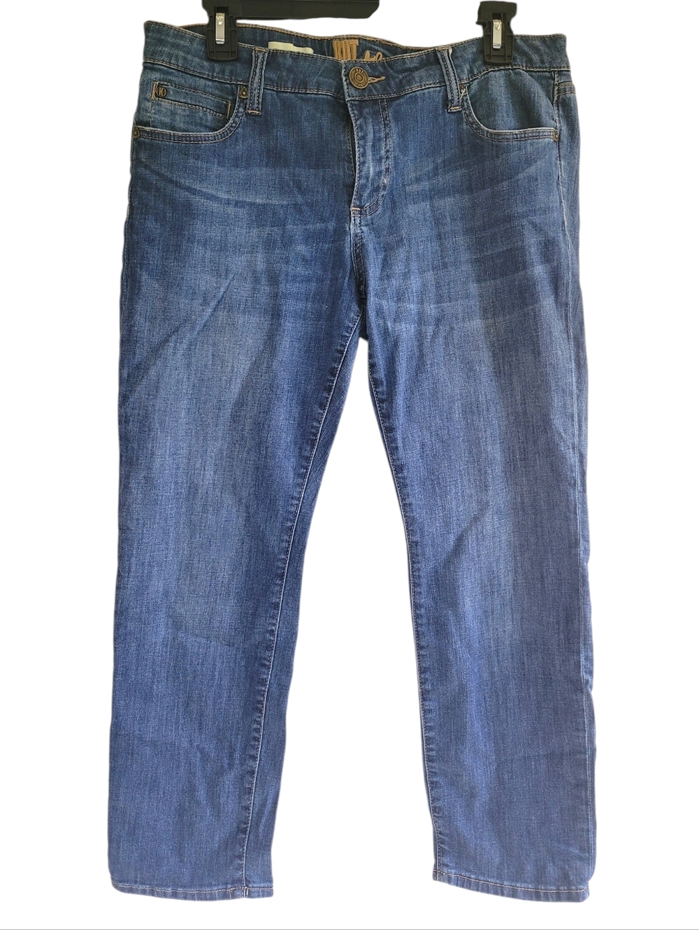 Kut From The Kloth Katie Boyfriend Petite Blue Womens 10P